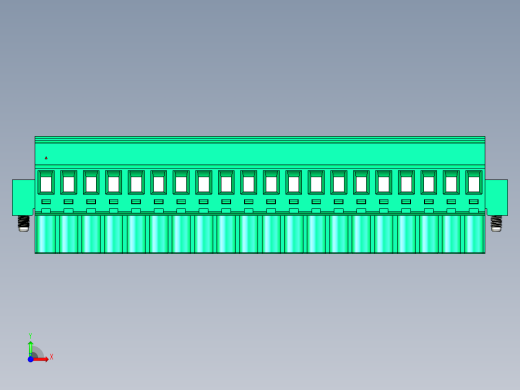 DEGSON 2EDG（M） 系列 5.0mm 螺丝锁紧可插拔接线端子组-2EDGKBM-5.0-20P-14-00AH前视缩略图