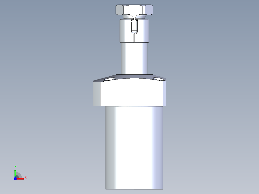 KOSMEKLHA0550-SR-Q20多系列多零件图纸模型前视图