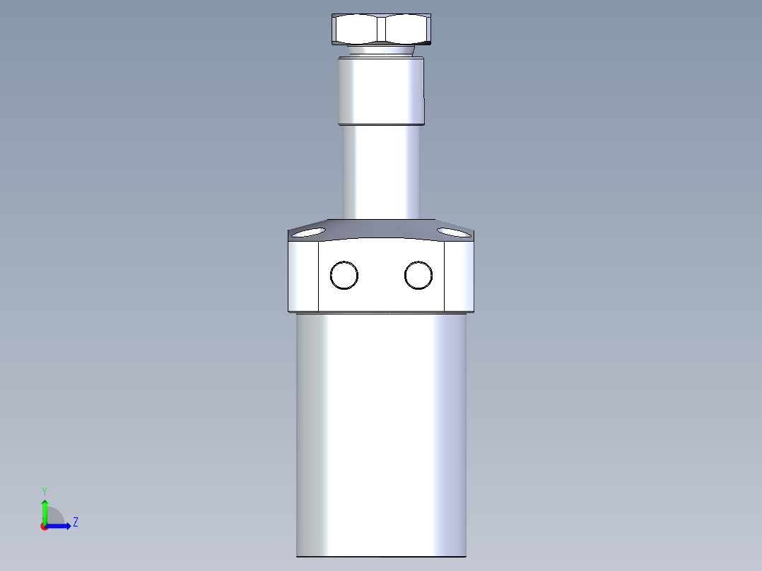 KOSMEKLHA0550-SR-Q20多系列多零件图纸模型左视图