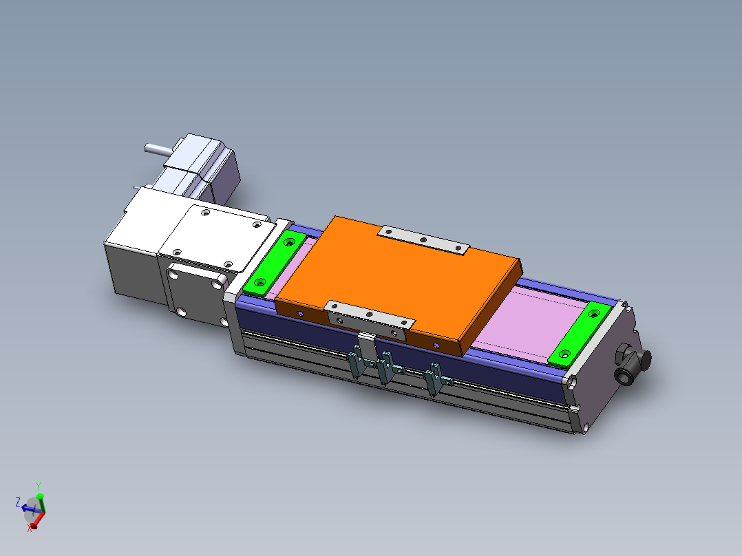 MCB同步带全封闭MCB10-R-100W主视图