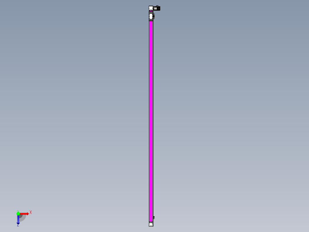 同步带滑台-欧规BC6-L120-S3000-R-P40-D3俯视图