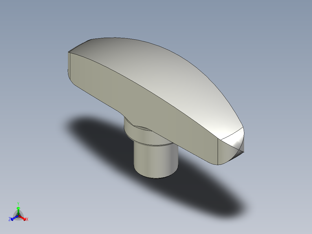 T 把手L.152-3D多系列多零件图纸模型正等轴测图