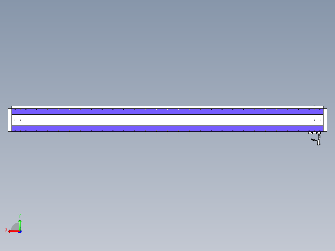 威洛博VL系列直线电机模组-VL22H1-S2700后视图