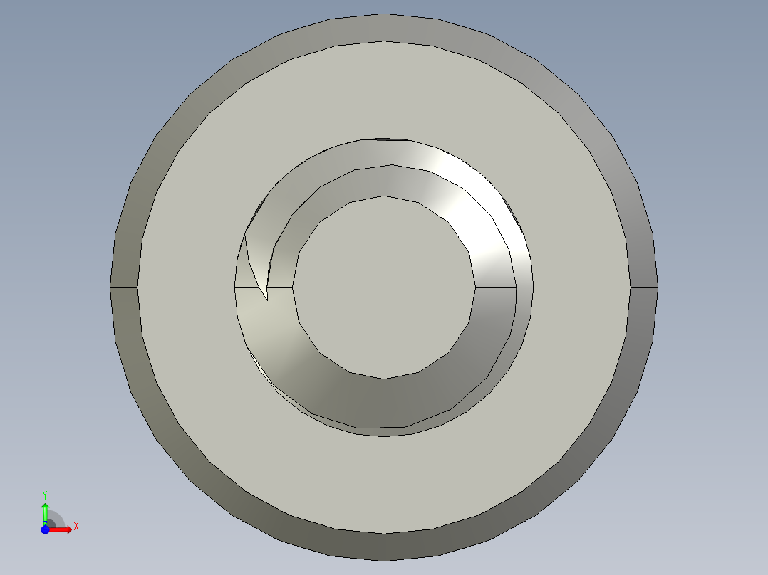 M3 x 0.5mm Thread 40mm LONG SOCKET HEAD CAP SCREW.STEP前视图