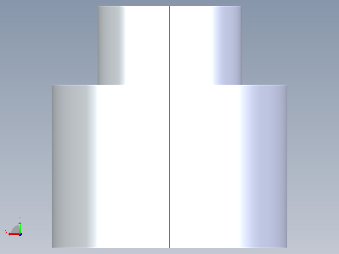 CPVC管件11-Sch80_ReducerCoupling_SxS_9829-210_1.5in x 0.75in后视图