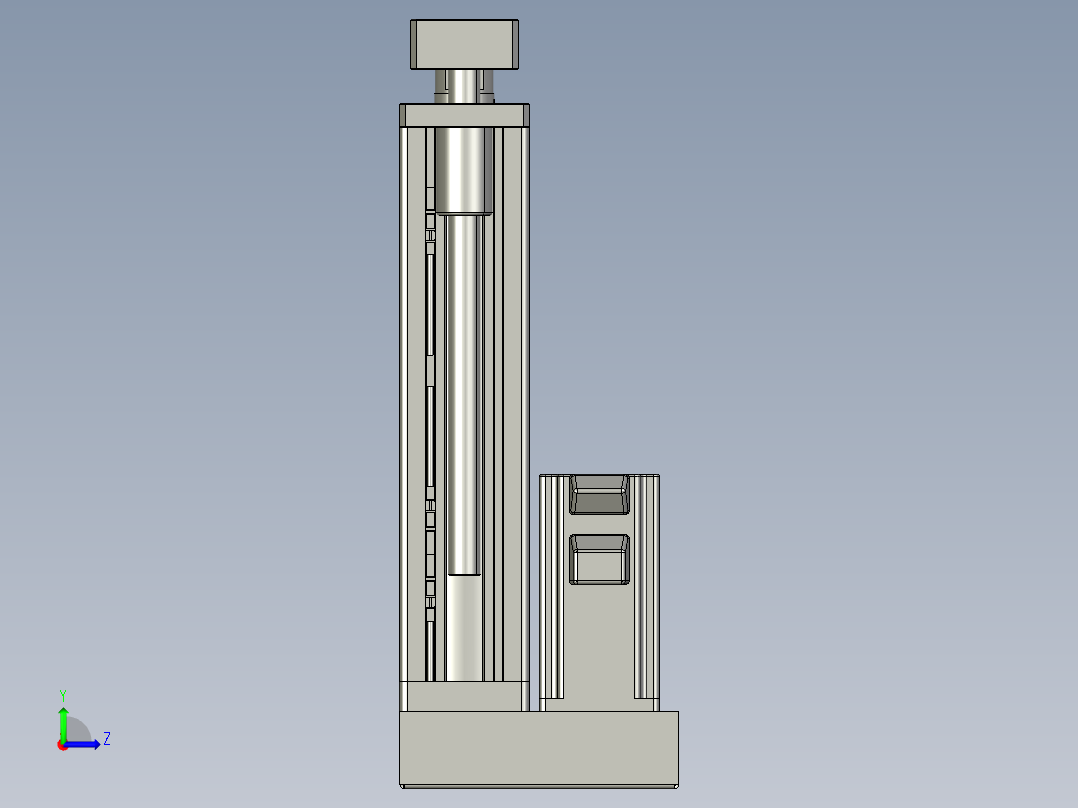 12VZ电动缸-VZ6D-S150-BD左视图