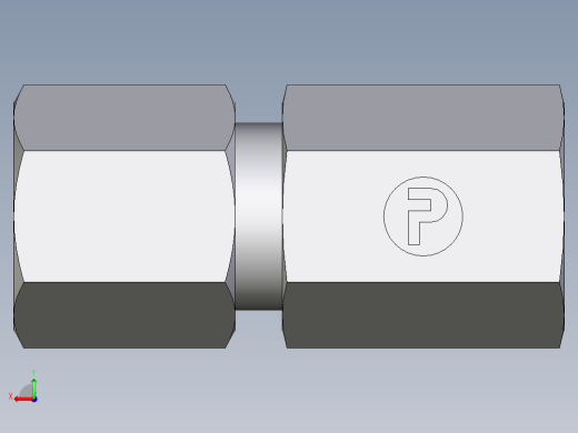 卡套式工业通用硬管接头EO_Swivel_connector_GAI06SMCF后视缩略图
