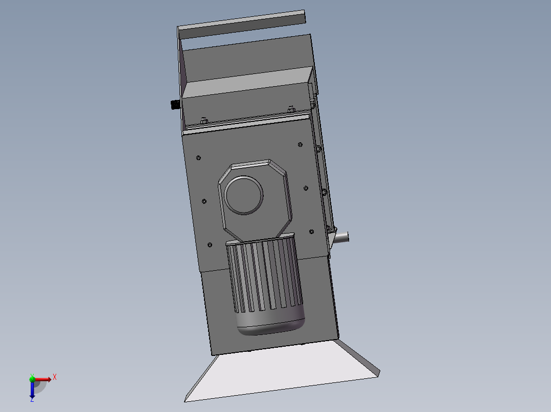 粉碎脱水机俯视图