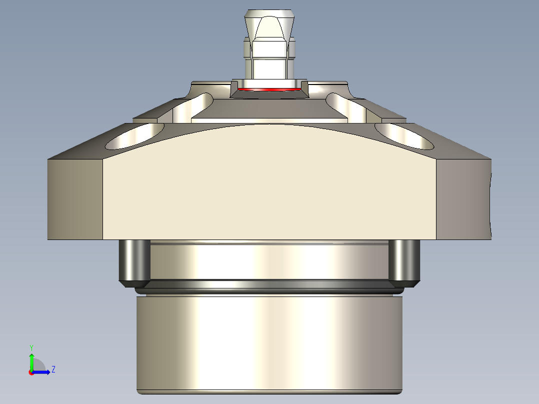 KOSMEKSFA1000-M2A-070多系列多零件图纸模型多系列多零件图纸模型左视图