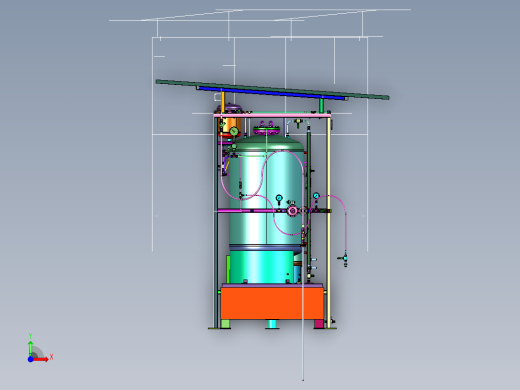 天然气自动加臭加药撬前视缩略图