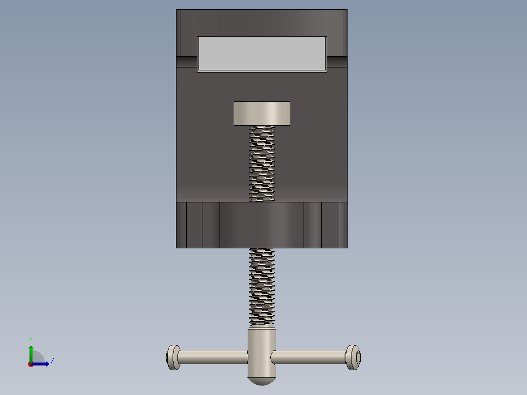 台式销组合砧左视图