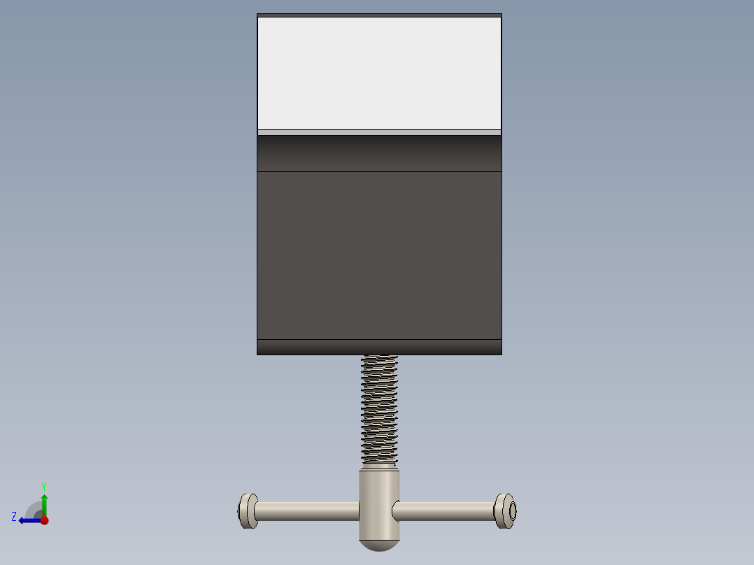 台式销组合砧右视图