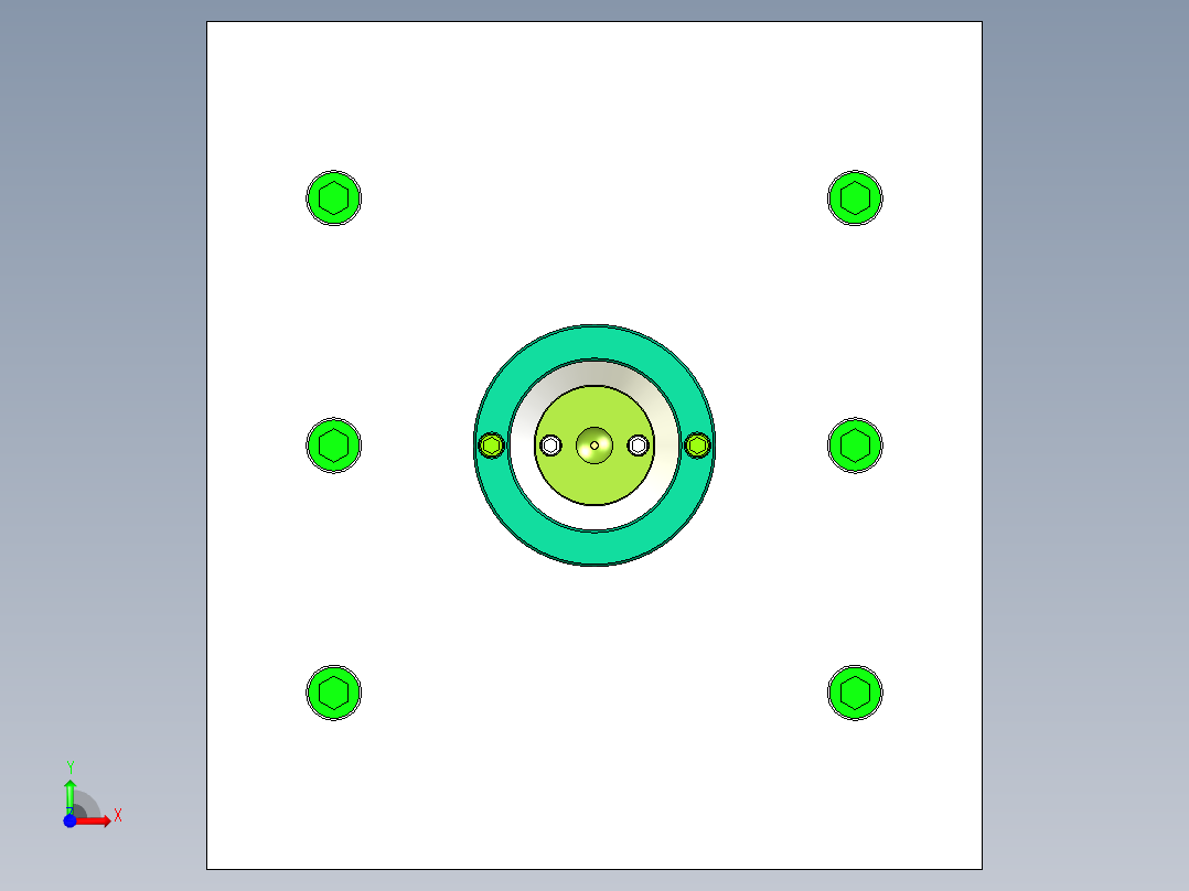 泡沫灭火器喷嘴注射模具设计【三维UG+CAD图纸+说明书】397239前视图