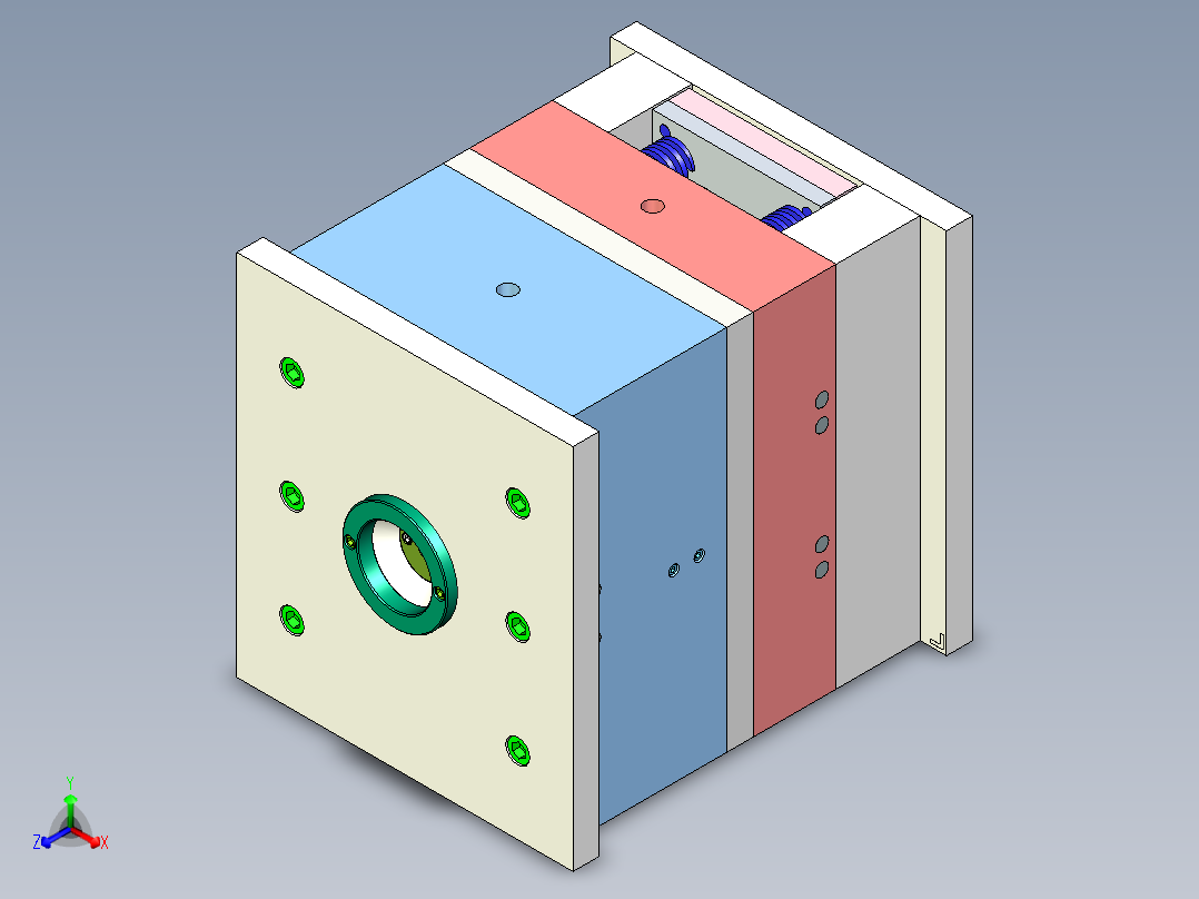 泡沫灭火器喷嘴注射模具设计【三维UG+CAD图纸+说明书】397239正等轴测图