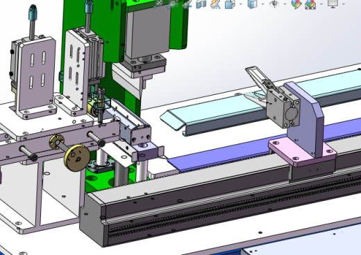 A35导槽定长裁断机（sw18可编辑+工程图+bom)缩略图