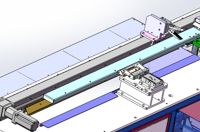 A35导槽定长裁断机（sw18可编辑+工程图+bom)