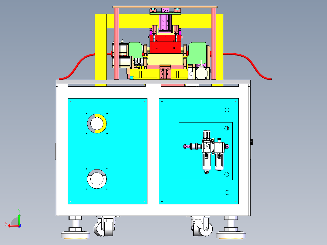 AOI清洗检测设备sw24可编辑后视图