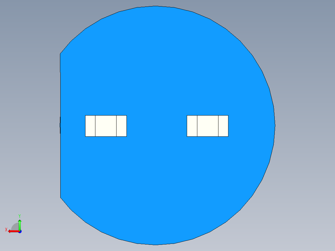 LED 5mm Blue后视图