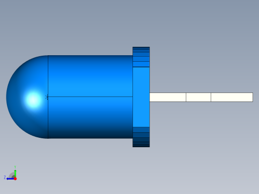 LED 5mm Blue右视缩略图
