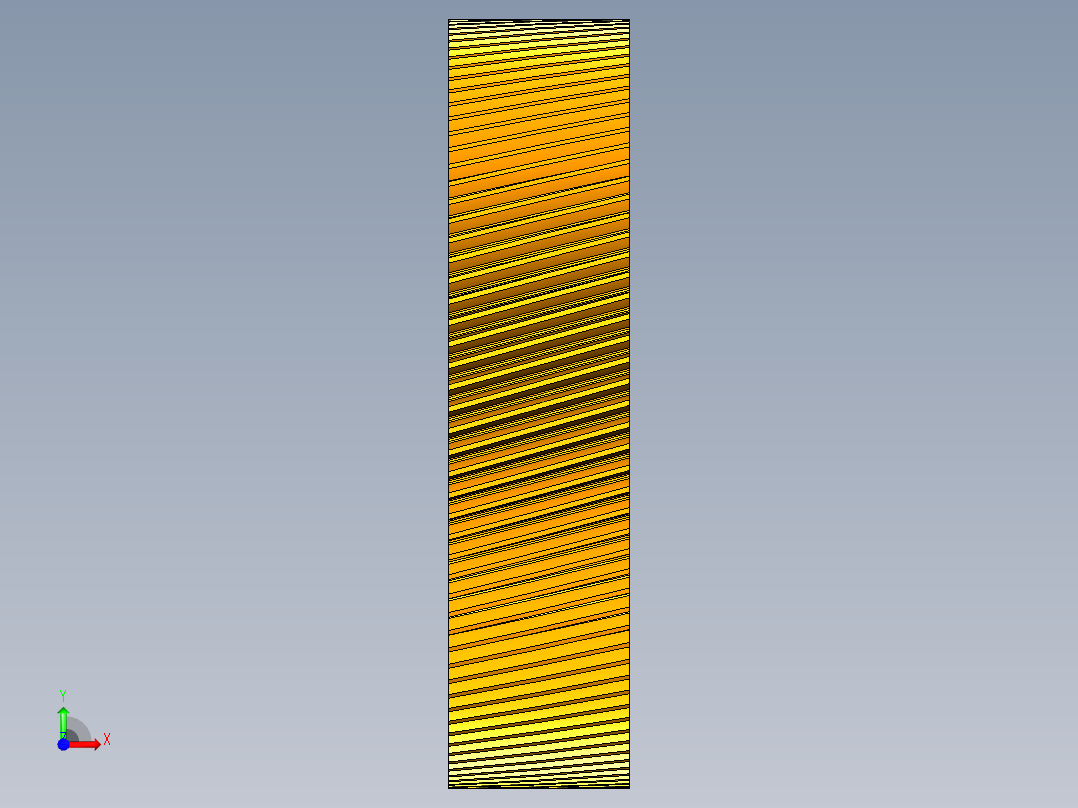 电动葫芦三级减速器前视图