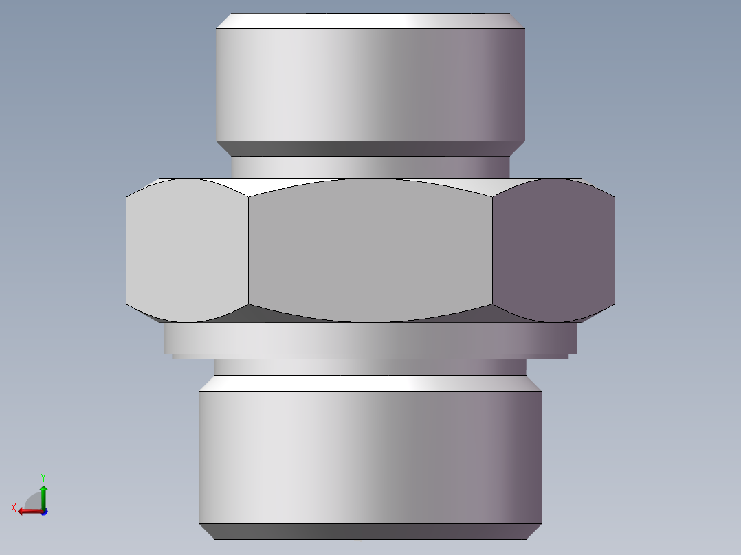 英制管螺纹ED密封、1DB-30-16WD非标后视图