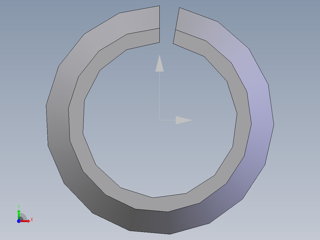 弹性圆柱销  5×2001前视图
