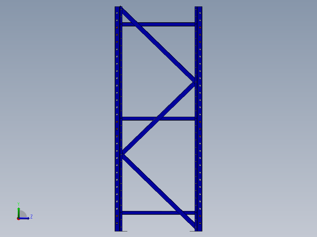 货架、3060x600x1550左视图