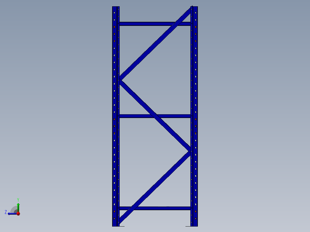 货架、3060x600x1550右视图