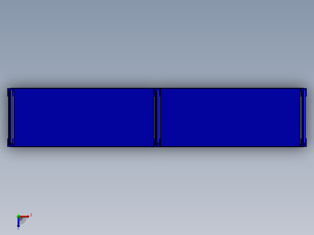 货架、3060x600x1550俯视图