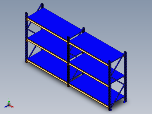 货架、3060x600x1550正等轴测缩略图