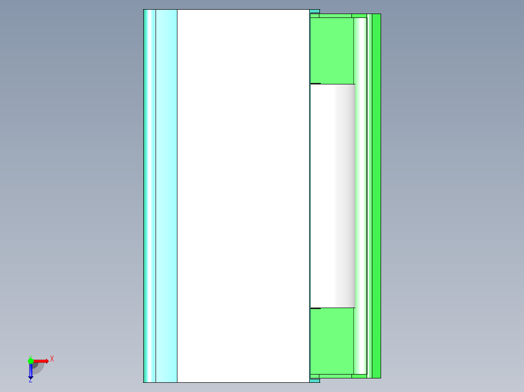 卫生间卷纸盒俯视图
