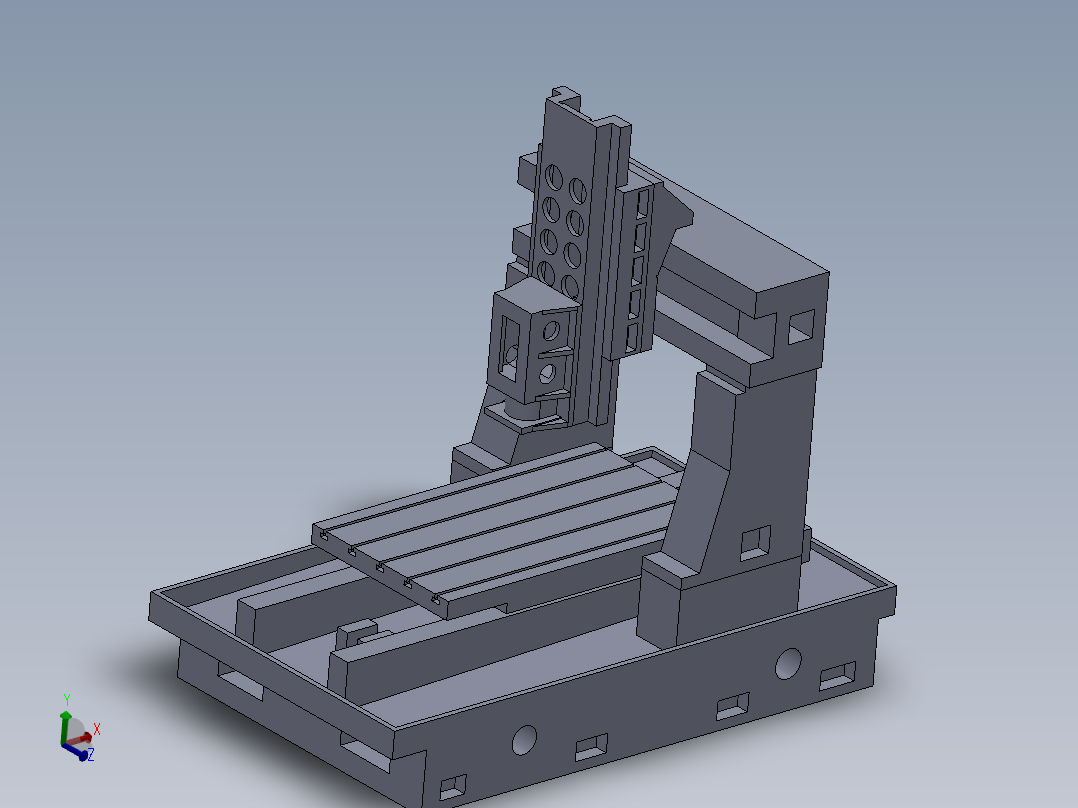 数控龙门机床1280型工作台