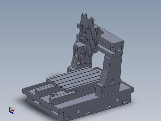 数控龙门机床1280型工作台