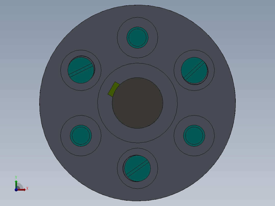 fab盘式联轴器21前视图