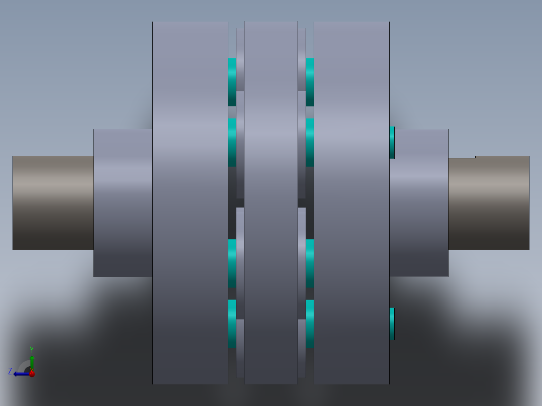 fab盘式联轴器21右视图