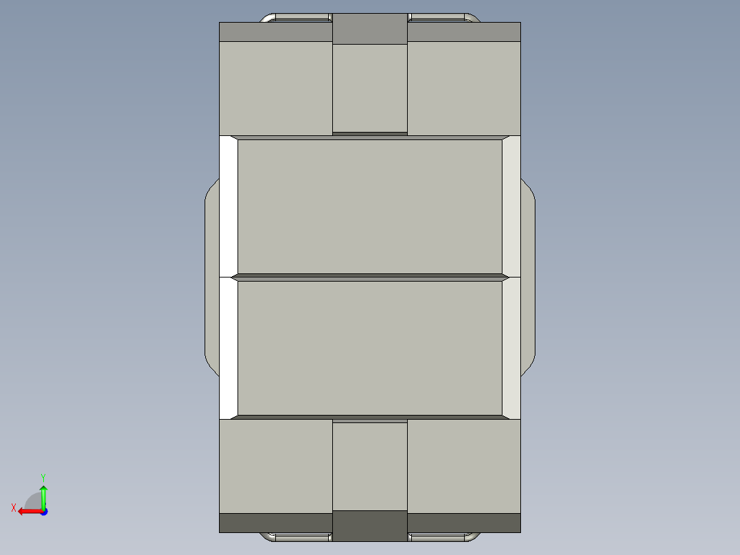 林业育苗箱后视图