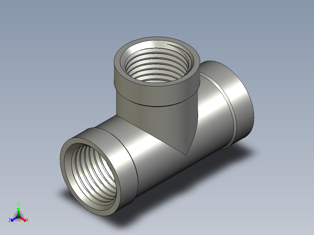 螺纹管三通-等径 DN10