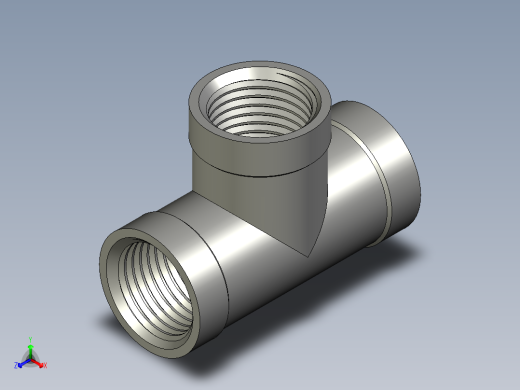 螺纹管三通-等径 DN10