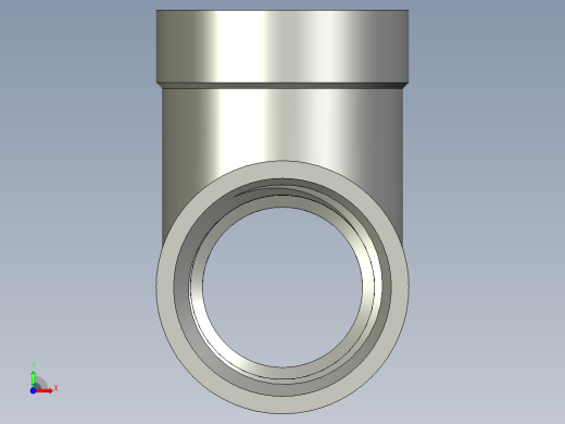 螺纹管三通-等径 DN10前视缩略图