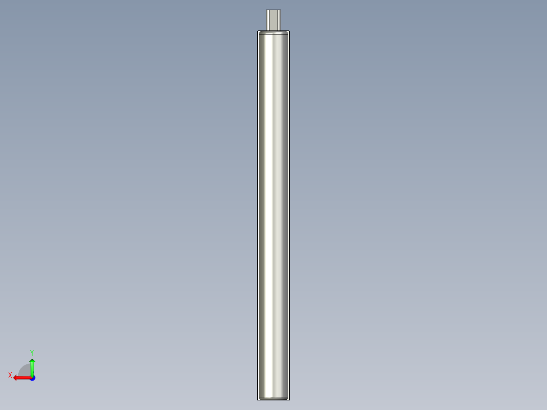 led防爆灯管500mm后视图