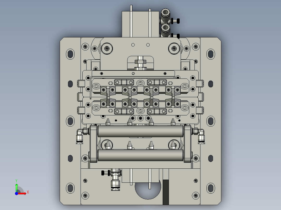 料头裁切前视图
