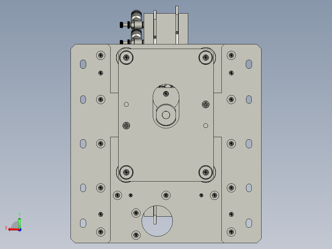 料头裁切后视图