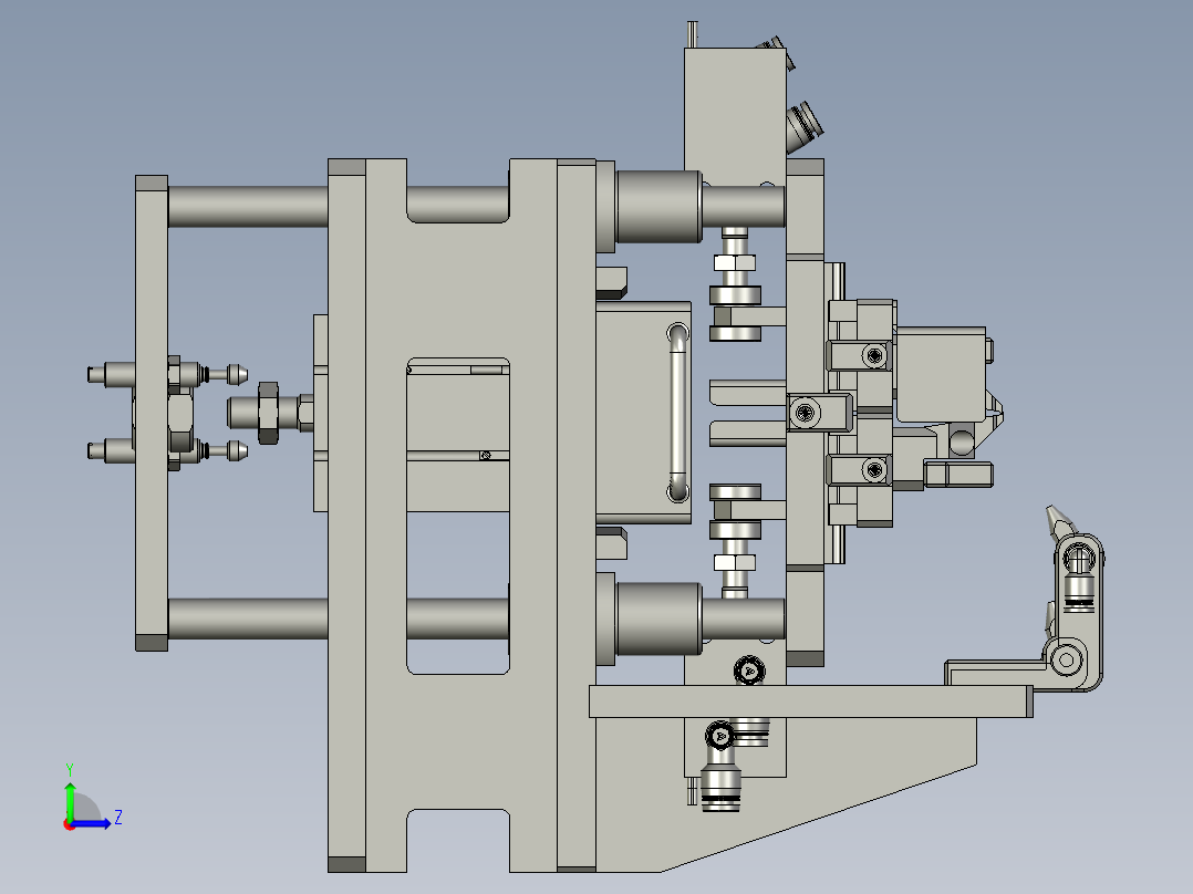 料头裁切左视图