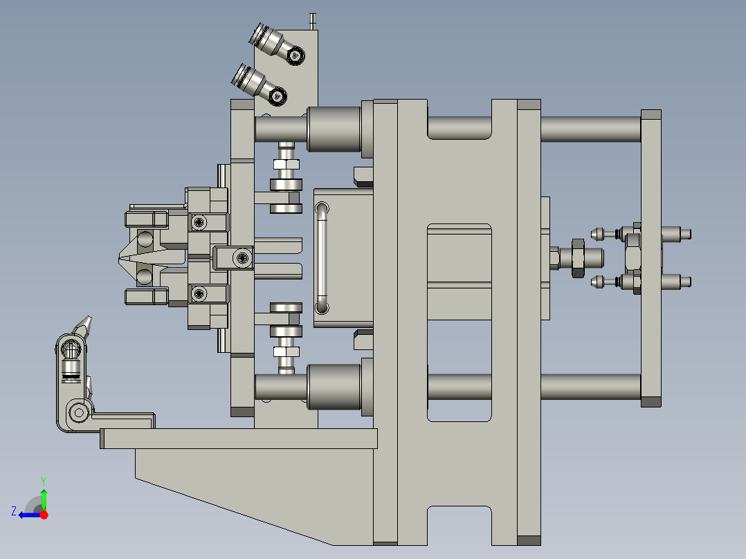 料头裁切右视图