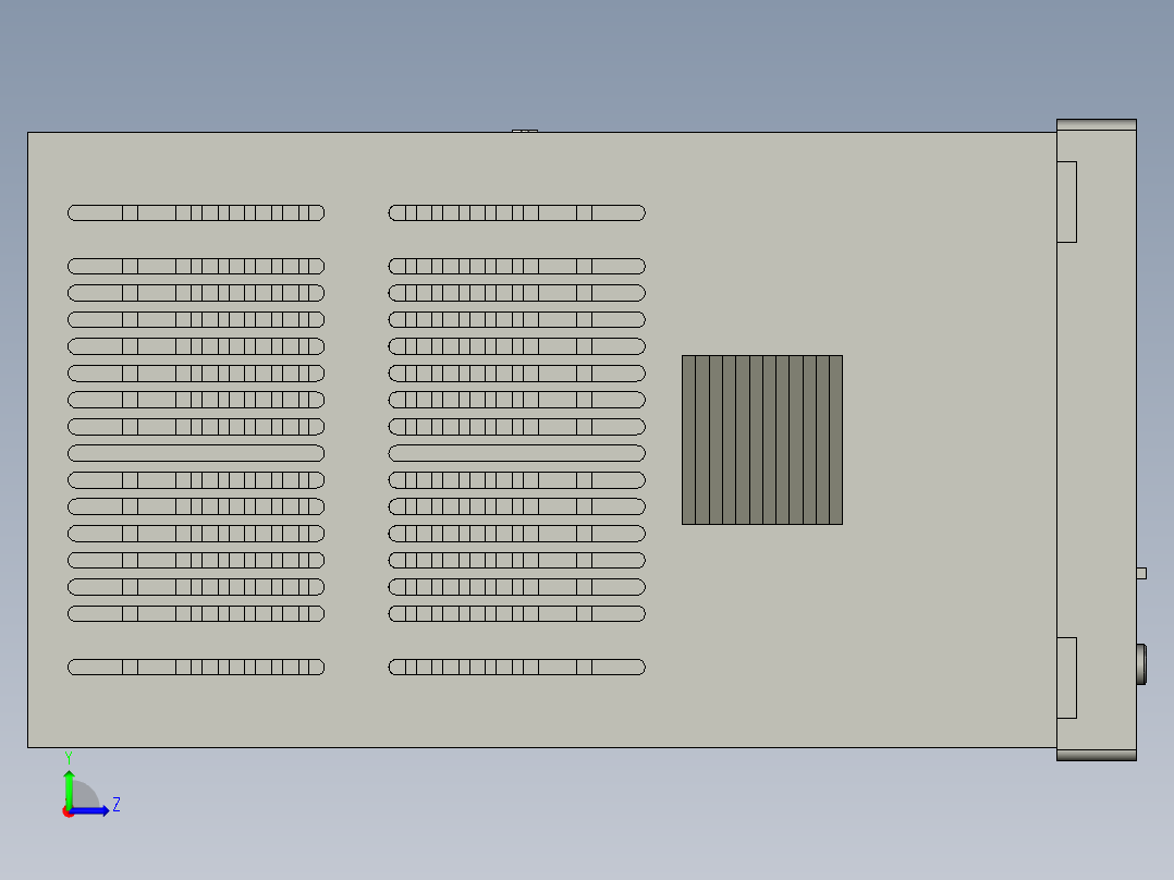 温控器46x46左视图