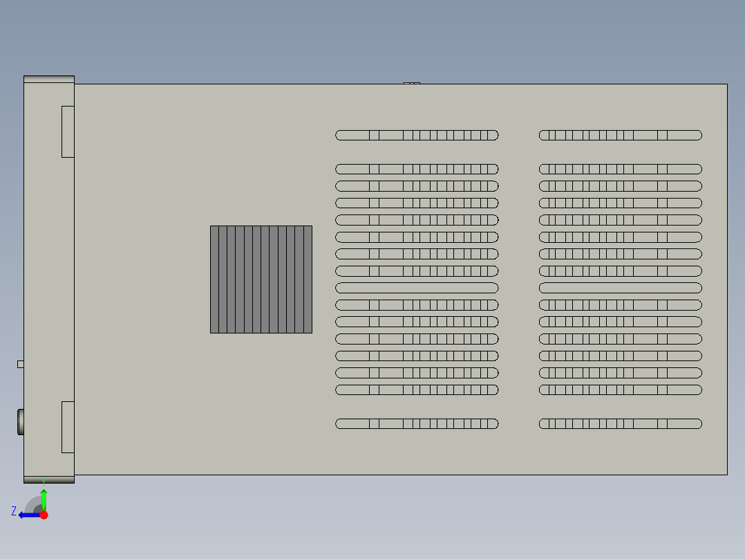 温控器46x46右视图