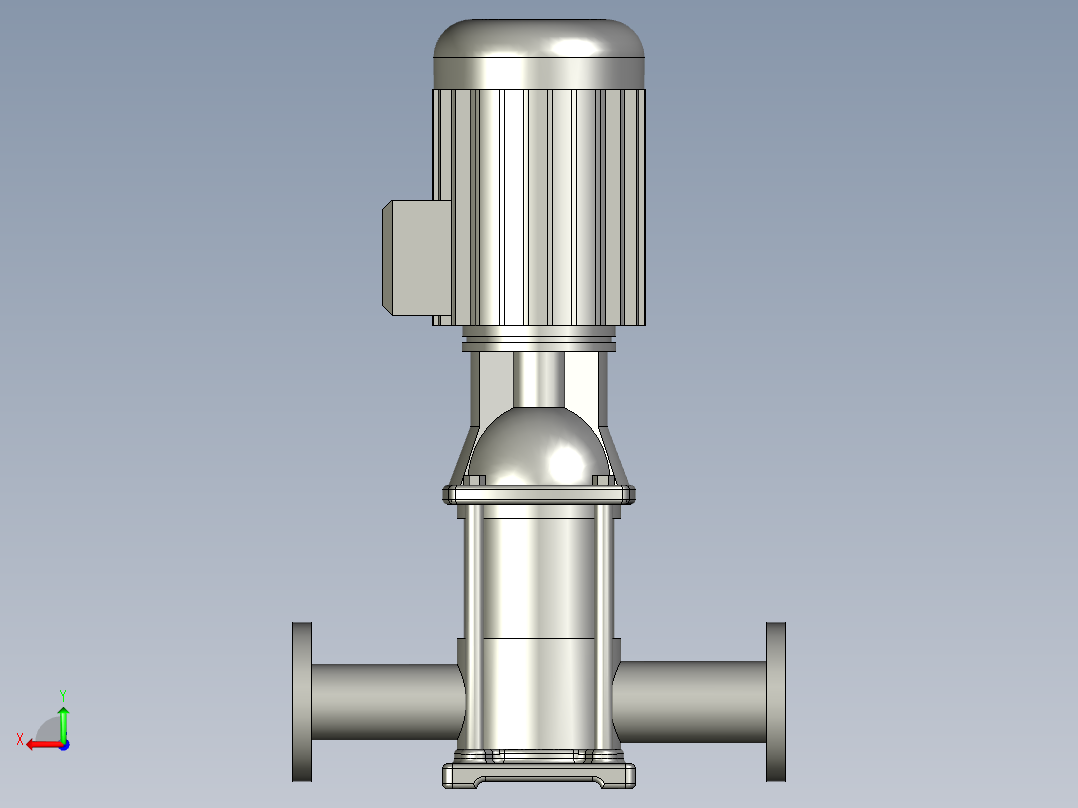 BombaSBI15-3立式水泵_Predeterminado后视图