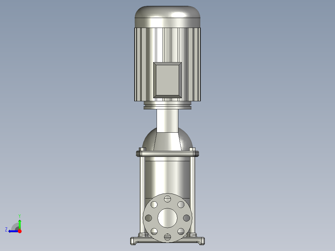 BombaSBI15-3立式水泵_Predeterminado右视图