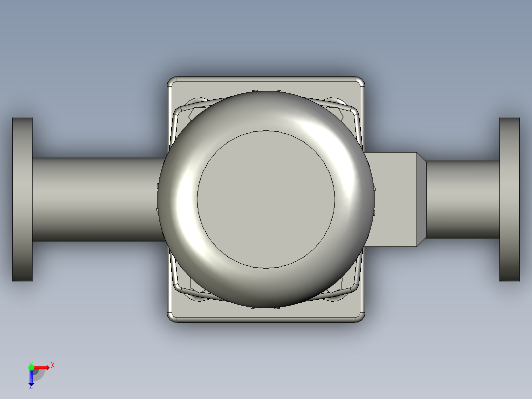 BombaSBI15-3立式水泵_Predeterminado俯视图