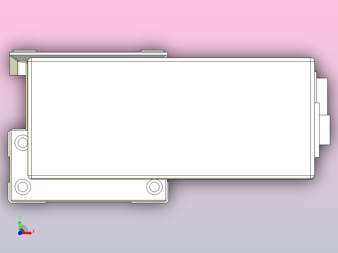 滚珠丝杠直线轴内置导轨TPA-GCR-80-1610C-L150-ML-M40-N3前视图